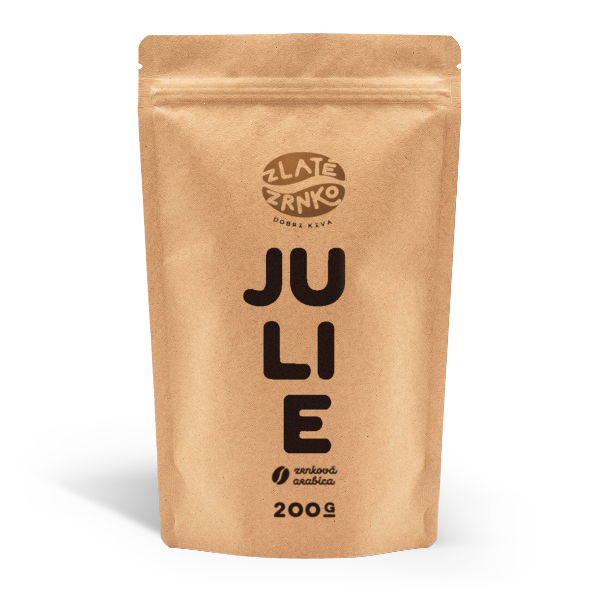 Káva Zlaté Zrnko - Julie (Směs 100% arabika) - "PESTRÁ" 500 g