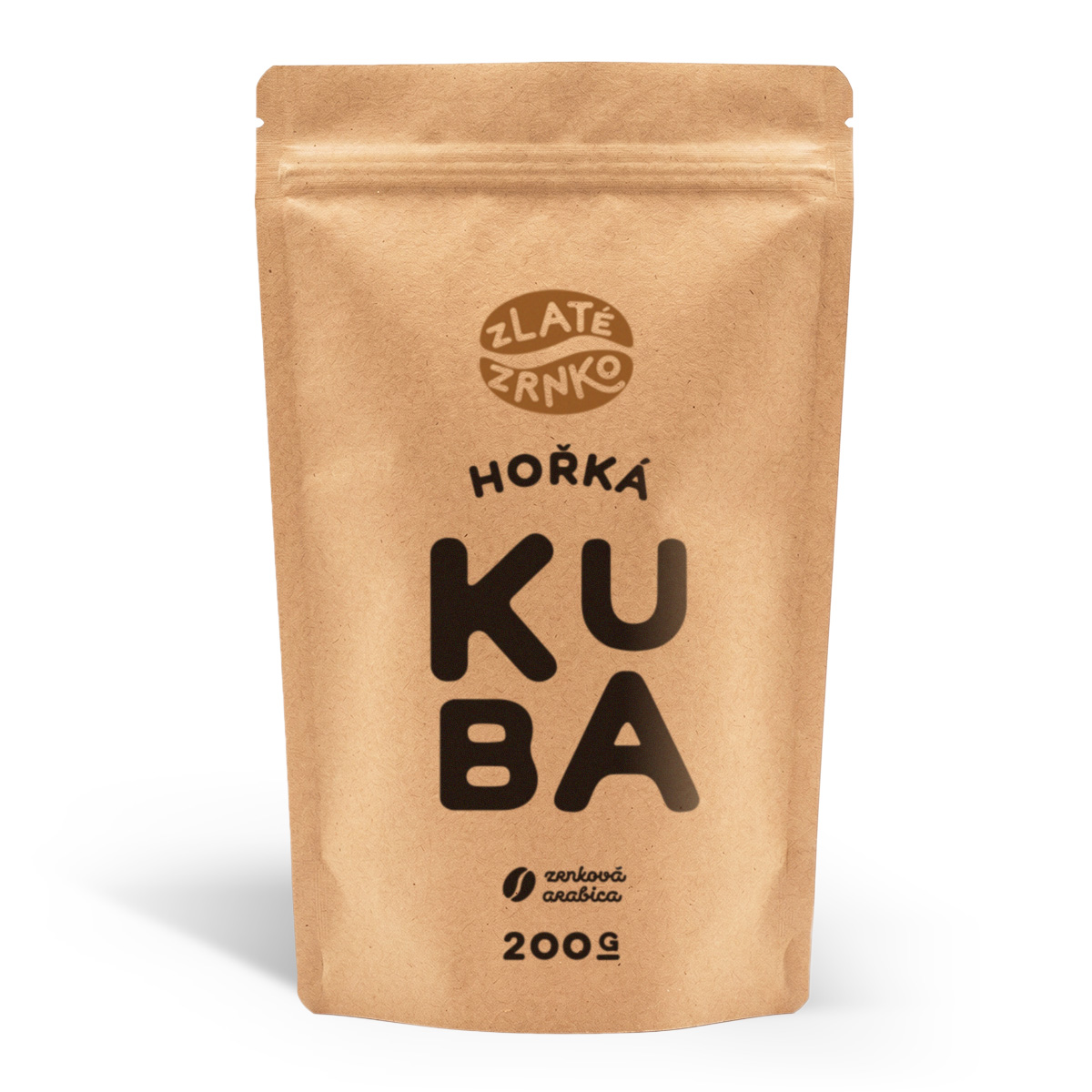 Káva Zlaté Zrnko - Kuba "HOŘKÁ" - Nejzajímavější 200 g