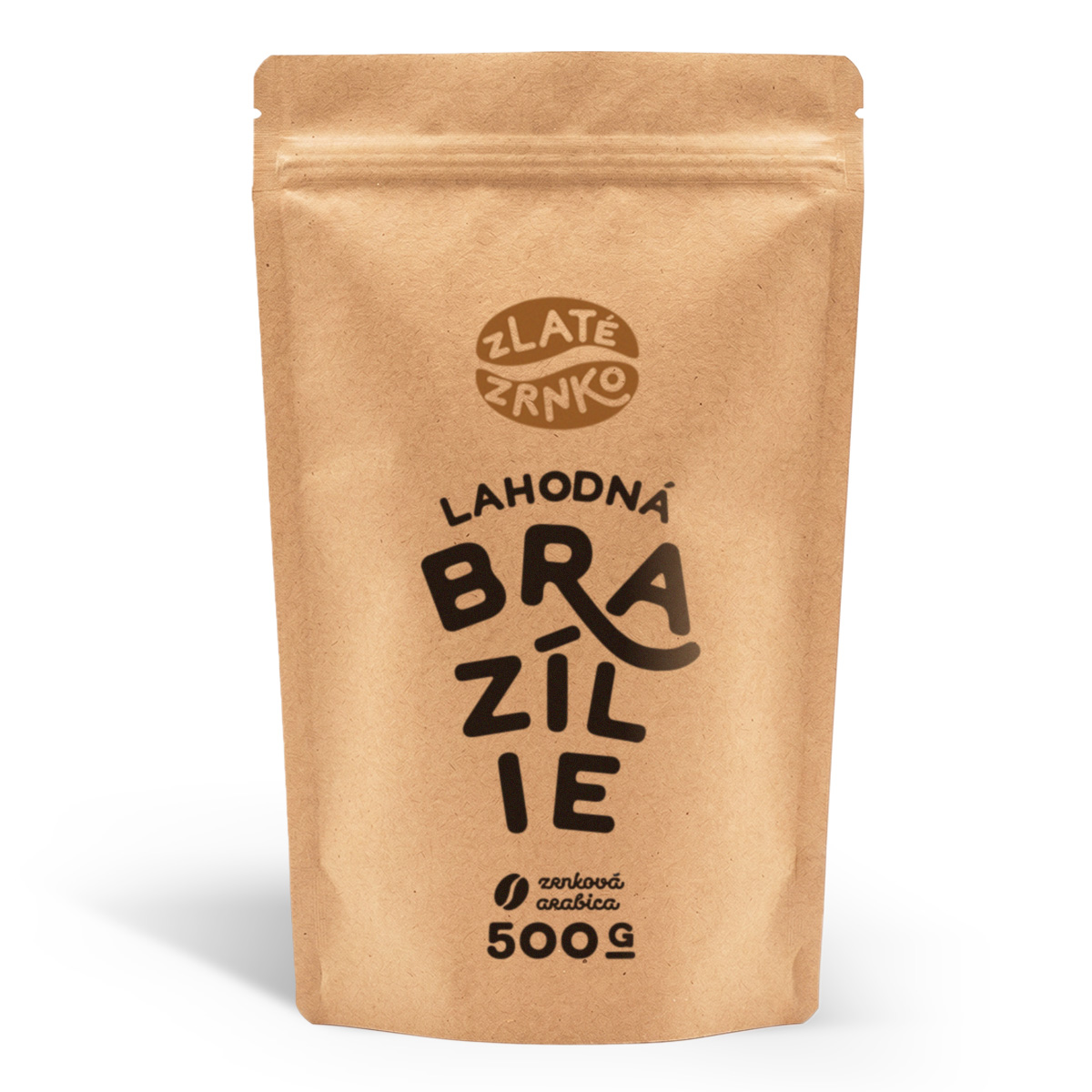 Káva Zlaté Zrnko - Brazílie - "LAHODNÁ" 500 g