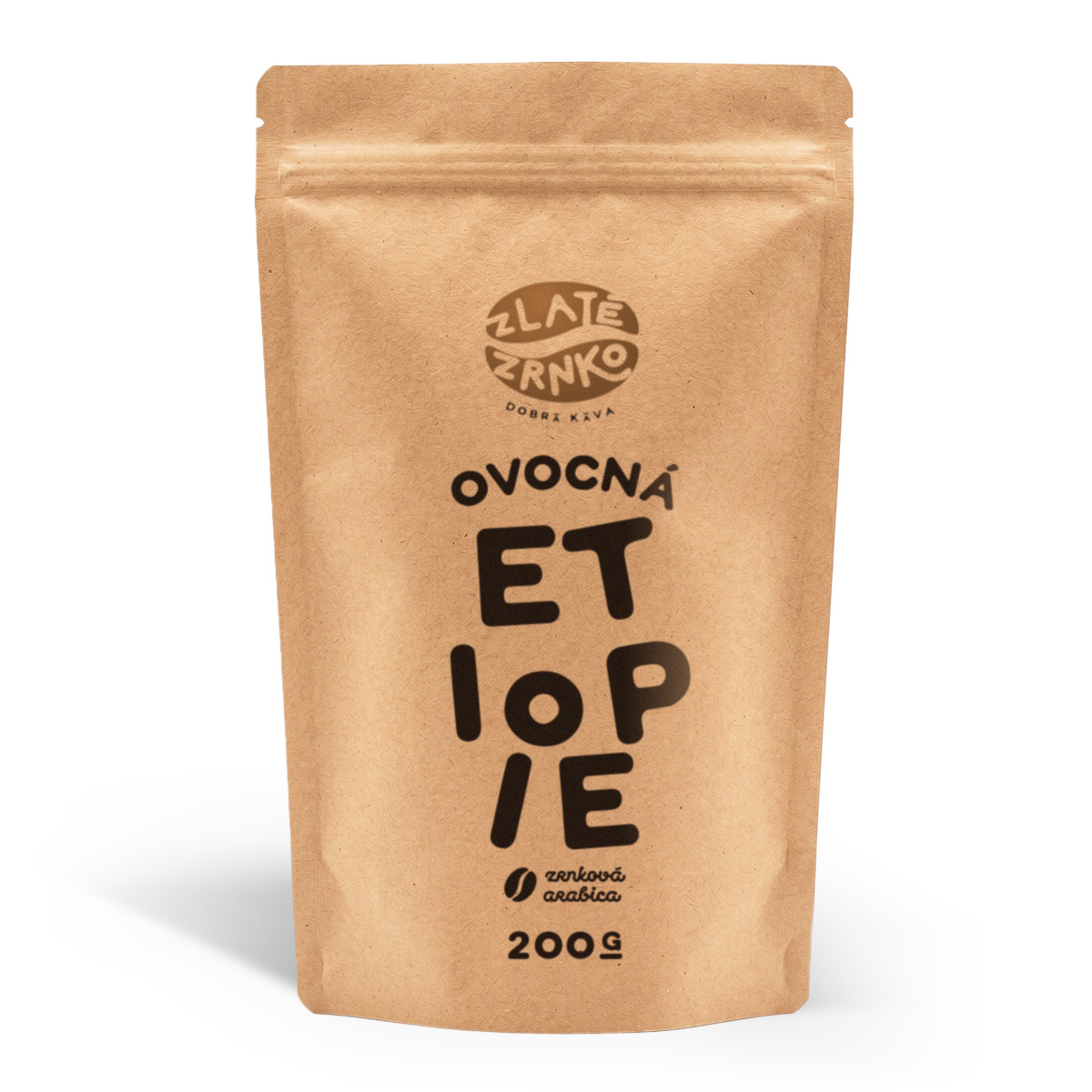 Káva Zlaté Zrnko - Etiopie - "OVOCNÁ" 1 kg