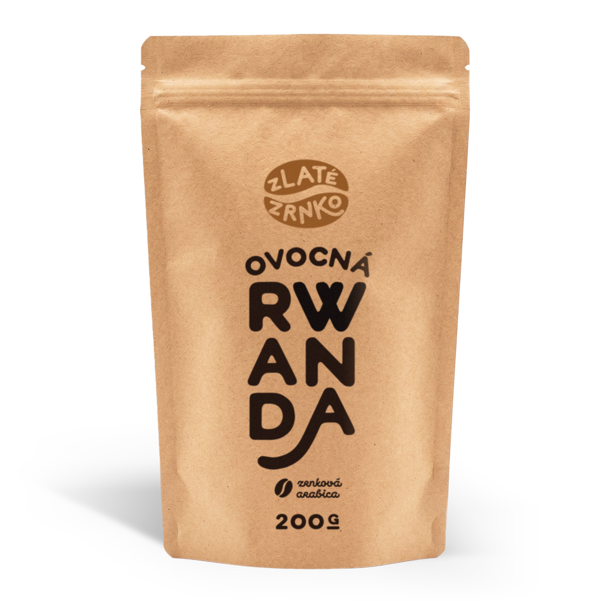 Káva Zlaté Zrnko - Rwanda - "OVOCNÁ" 200 g
