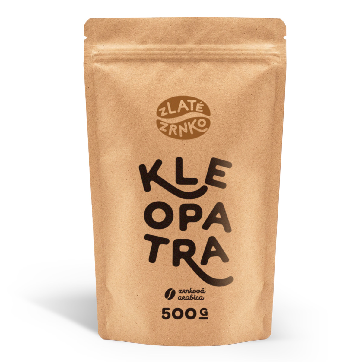 Káva Zlaté Zrnko - Kleopatra (Směs 100% arabika) - "PODMANIVÁ" 500 g