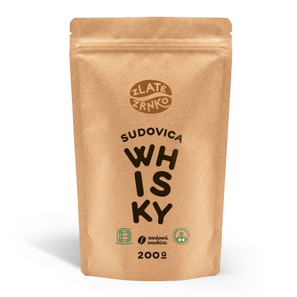 Káva Zlaté Zrnko - Sudovice Whisky 200 g